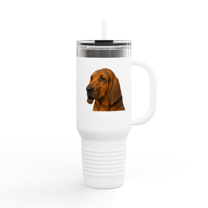 Bloodhound Head Insulated Travel Mug