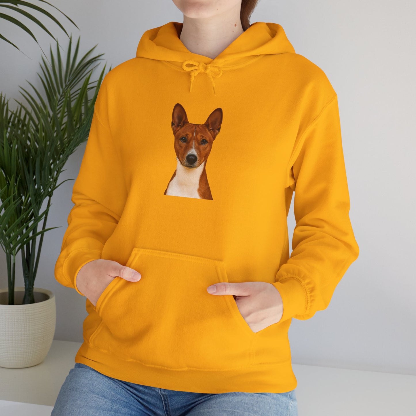 Basenji Head Unisex Hoodie
