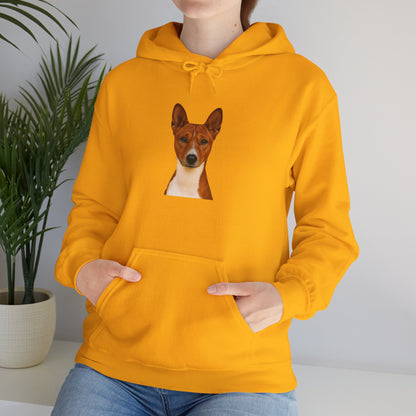 Basenji Head Unisex Hoodie