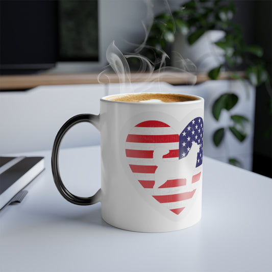 Malamute Flag Color Changing Mug