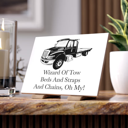 Wizard Of Tow Ceramic Photo Tile