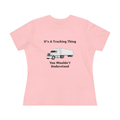 Trucking Thing Women's Short Sleeve Crewneck Tee