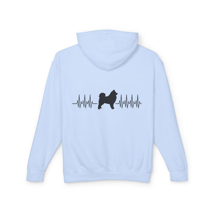 My Heart Beats For Samoyeds Unisex Lightweight Hoodie