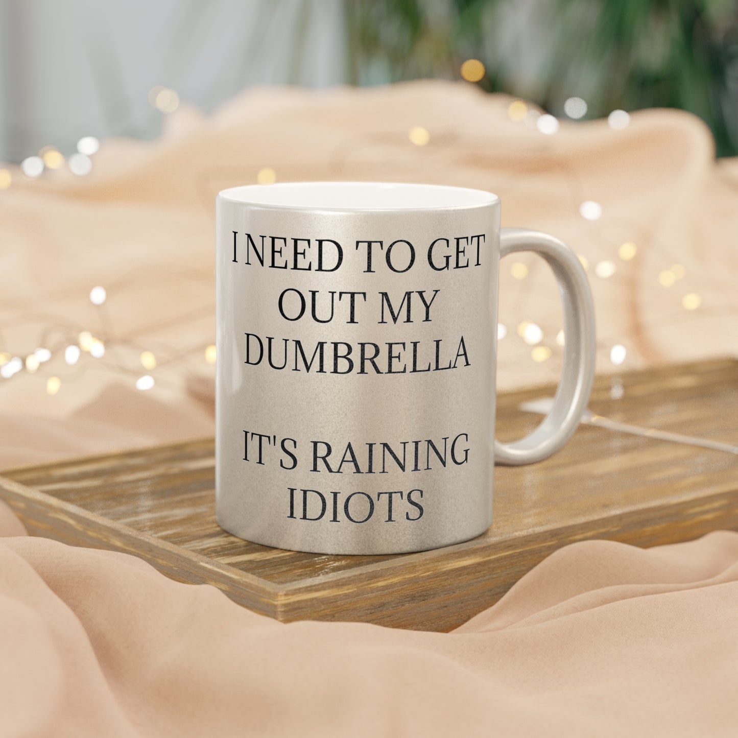 Dumbrella Metallic Coffee Mug