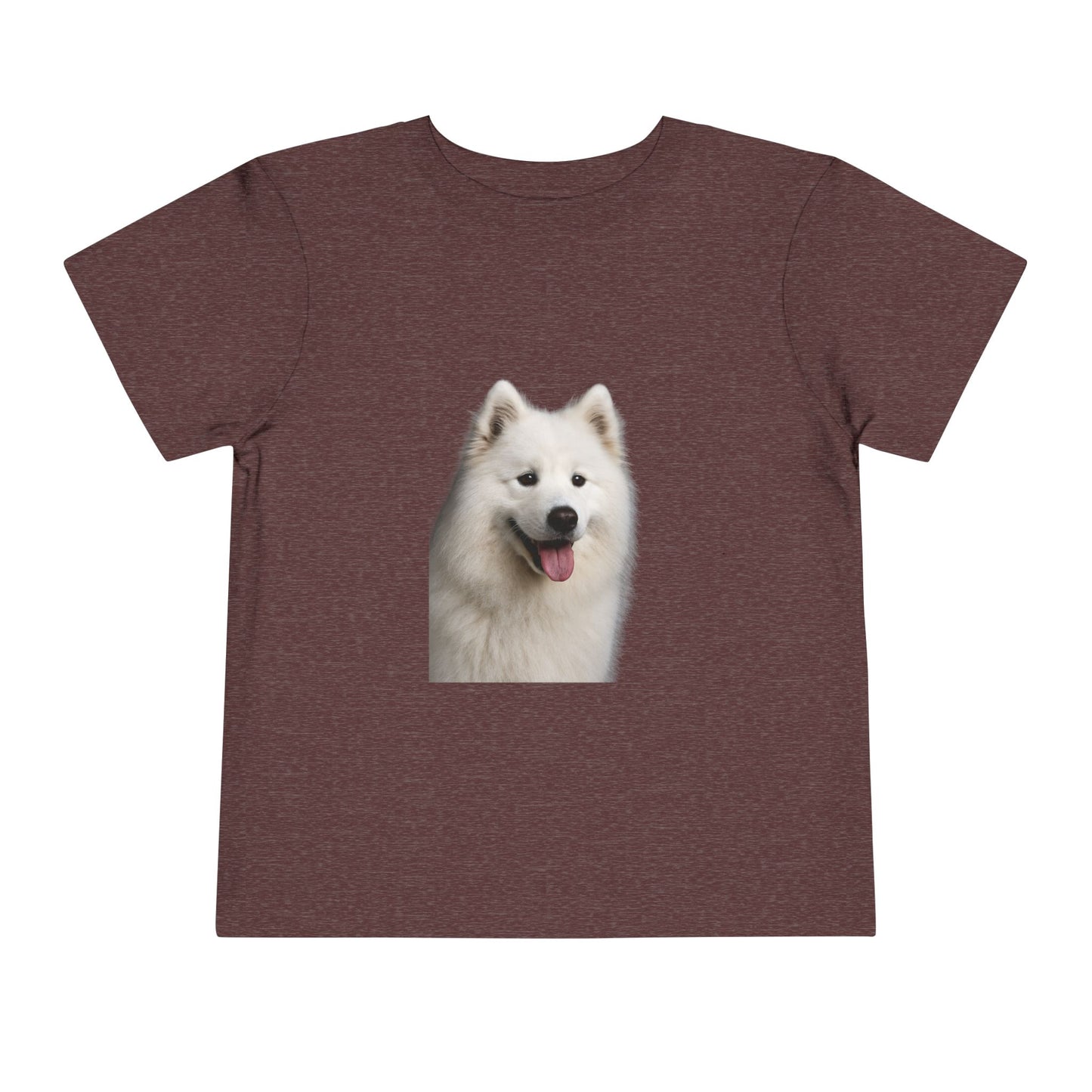 Samoyed Head Toddler Unisex Short Sleeve Crewneck Tee