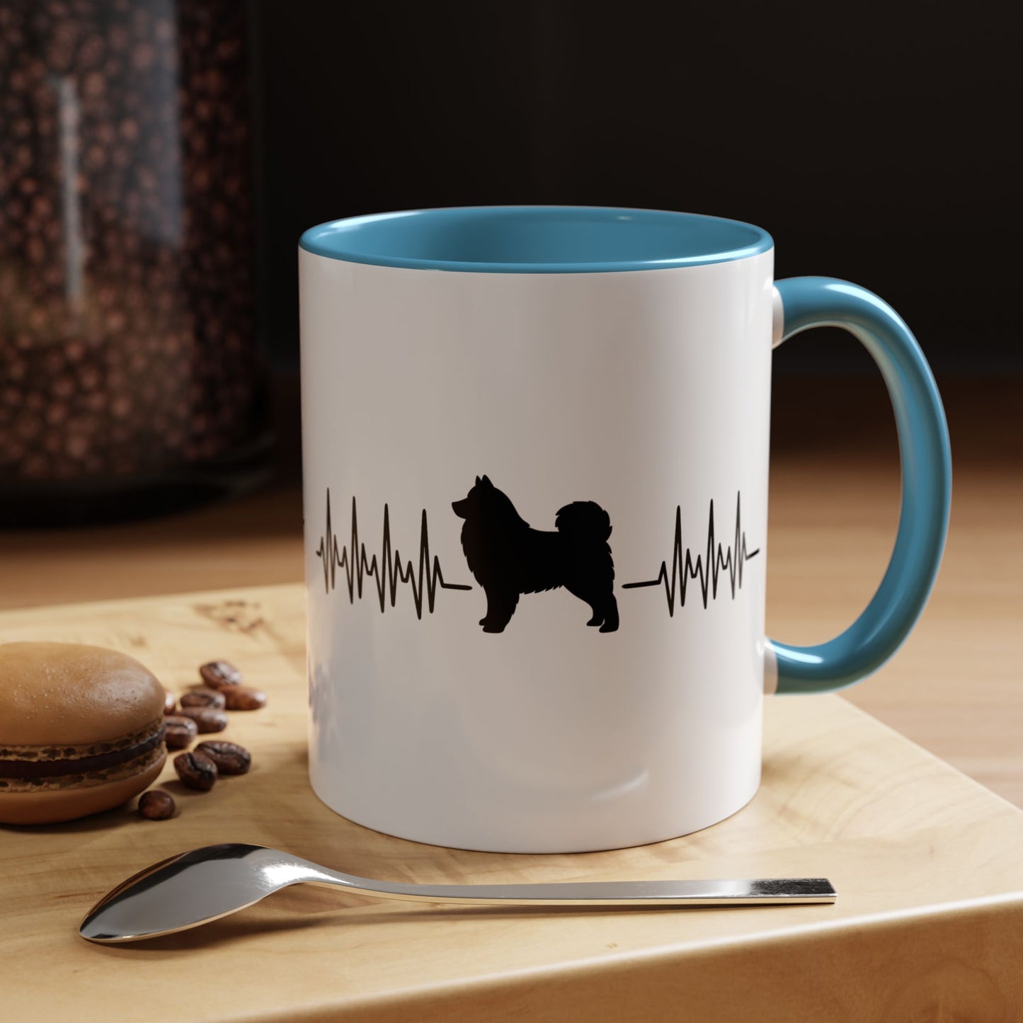 My Heart Beats For Samoyeds 2-Tone Coffee Mug