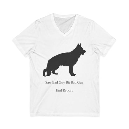 Bad Guy Unisex Short Sleeve V-Neck Tee