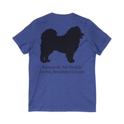 Clouds Unisex Short Sleeve V-Neck Tee