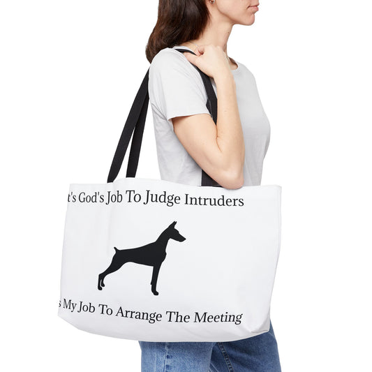 Arrange The Meeting Weekender Tote Bag