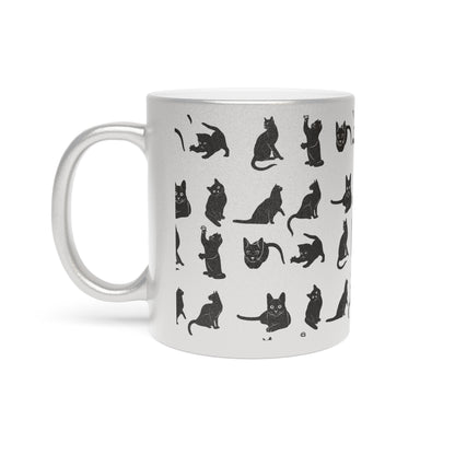 Cats Metallic Coffee Mug
