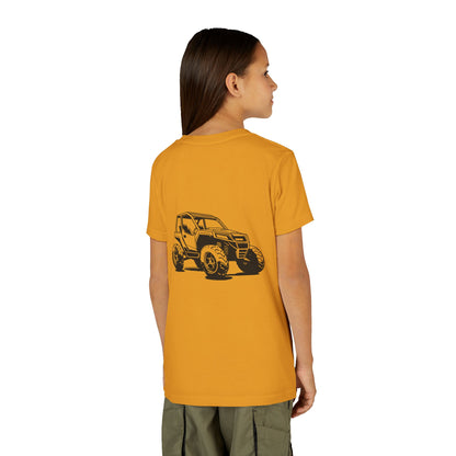 Off The Beaten Path Side By Side Youth Unisex Short Sleeve Crewneck Tee