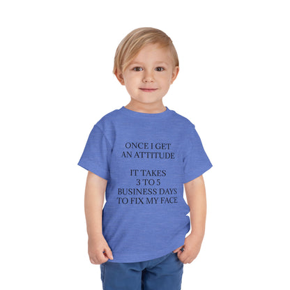 Fix My Face Toddler Unisex Short Sleeve Crewneck Tee