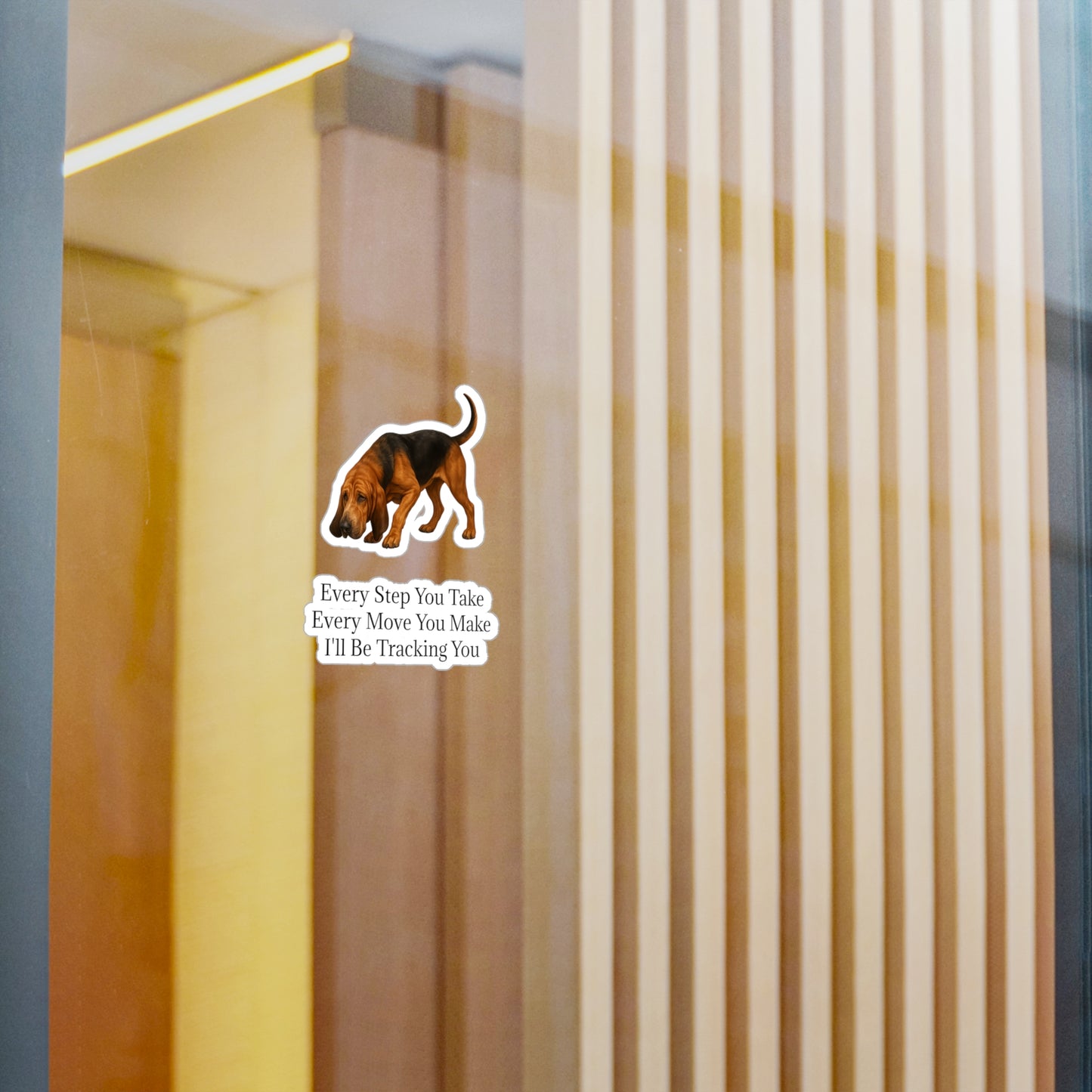 Tracking You Vinyl Decal