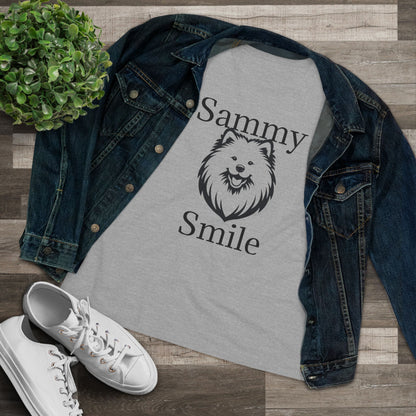 Sammy Smile Women's Short Sleeve Crewneck Tee