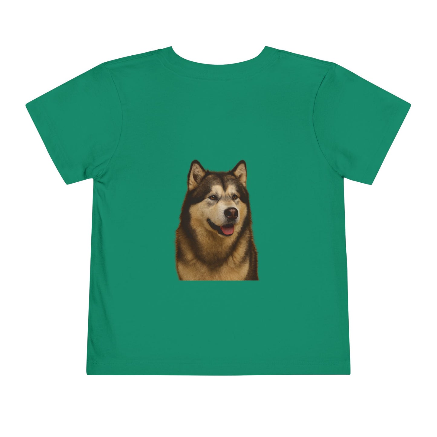 Malamute Head Toddler Unisex Short Sleeve Crewneck Tee