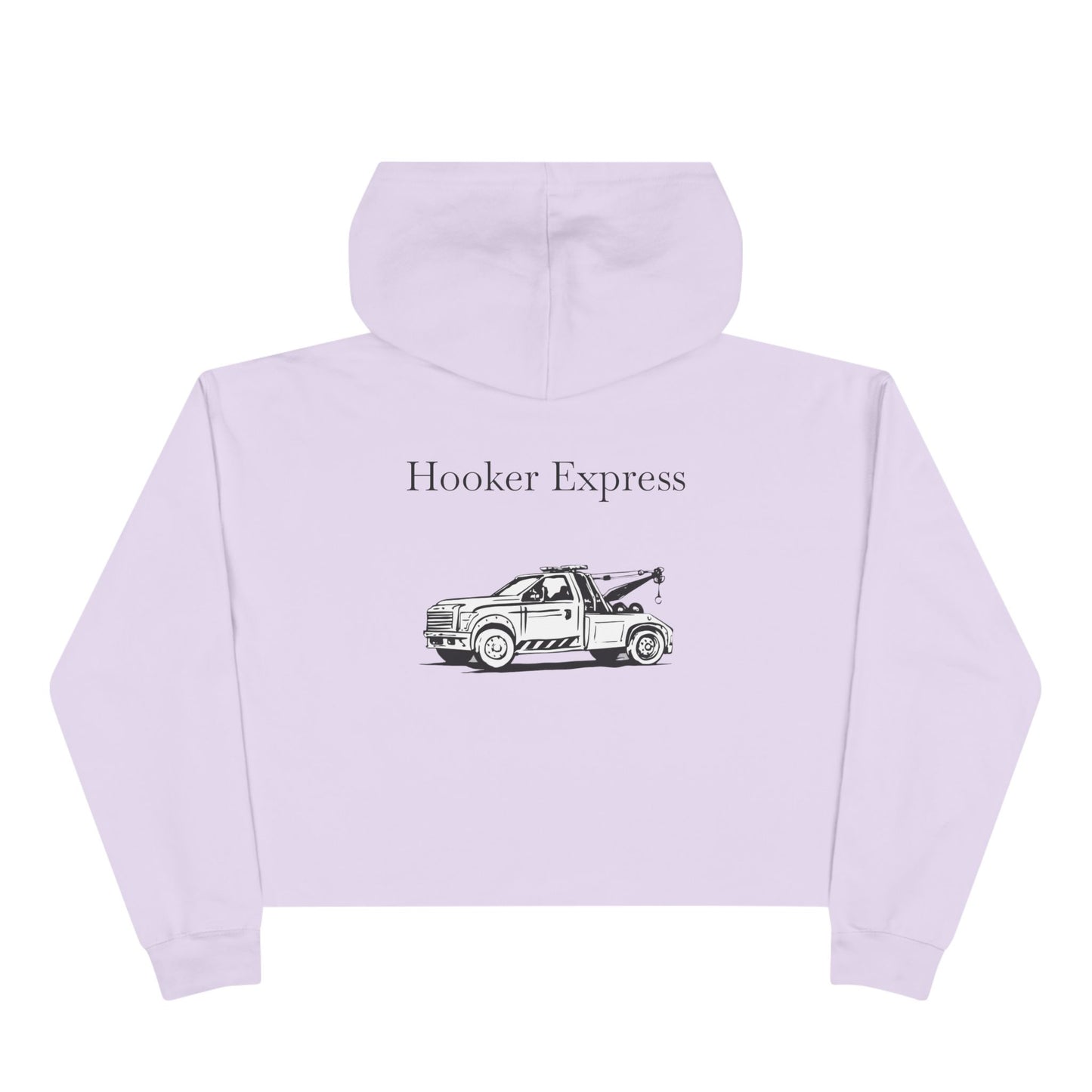 H**ker Express Wheel Lift Tow Truck Women's Crop Hoodie