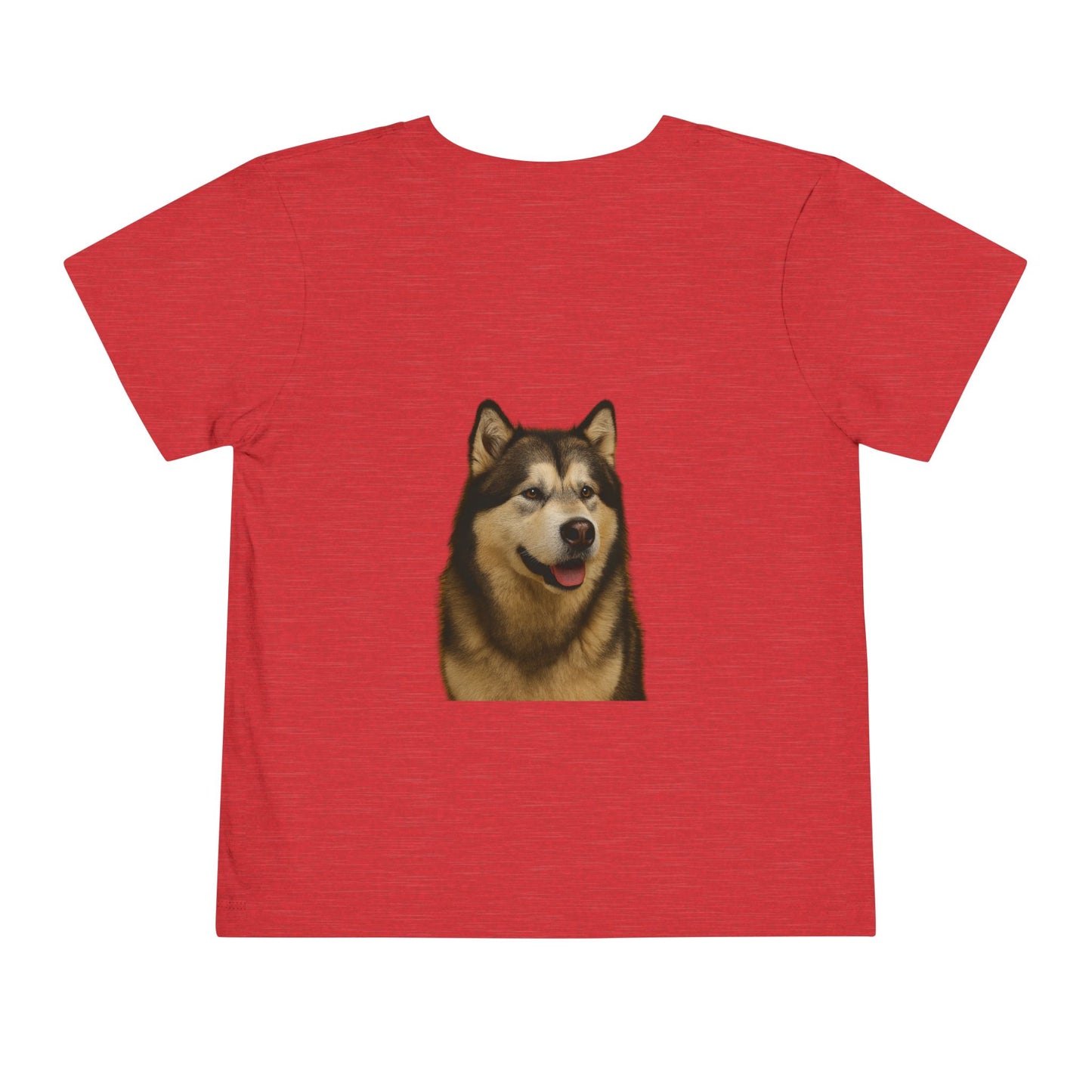 Malamute Head Toddler Unisex Short Sleeve Crewneck Tee