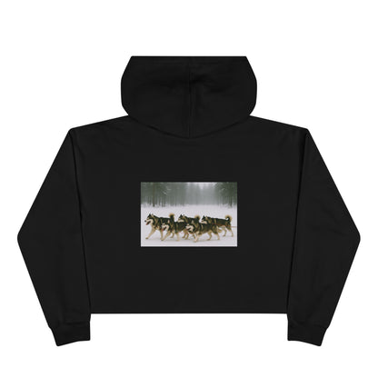 Mush On Women's Crop Hoodie