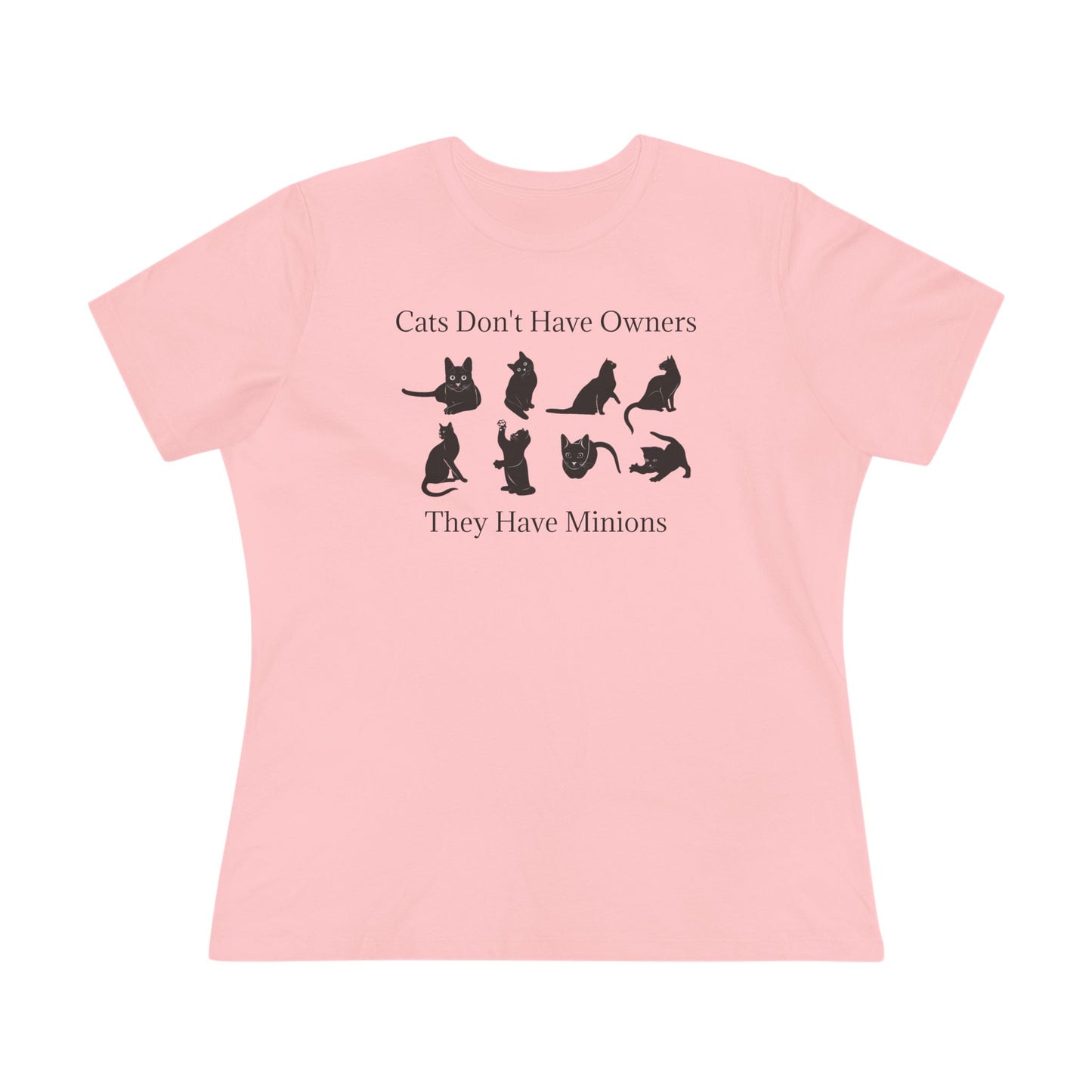 Cat Minions Women's Short Sleeve Crewneck Tee