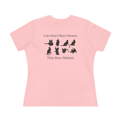 Cat Minions Women's Short Sleeve Crewneck Tee