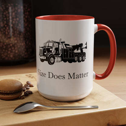 Size Does Matter 2-Tone Coffee Mug