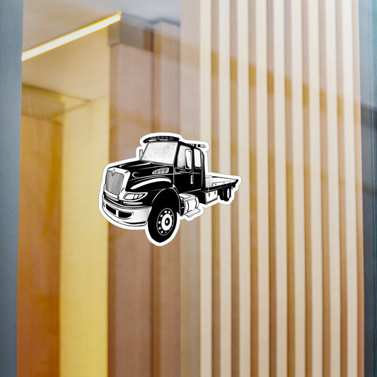 Flatbed Tow Truck Vinyl Decal