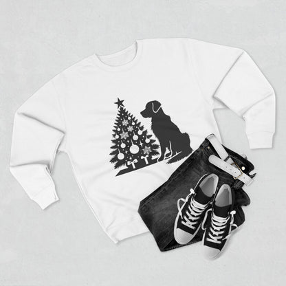 Golden Christmas Tree Unisex Crewneck Sweatshirt