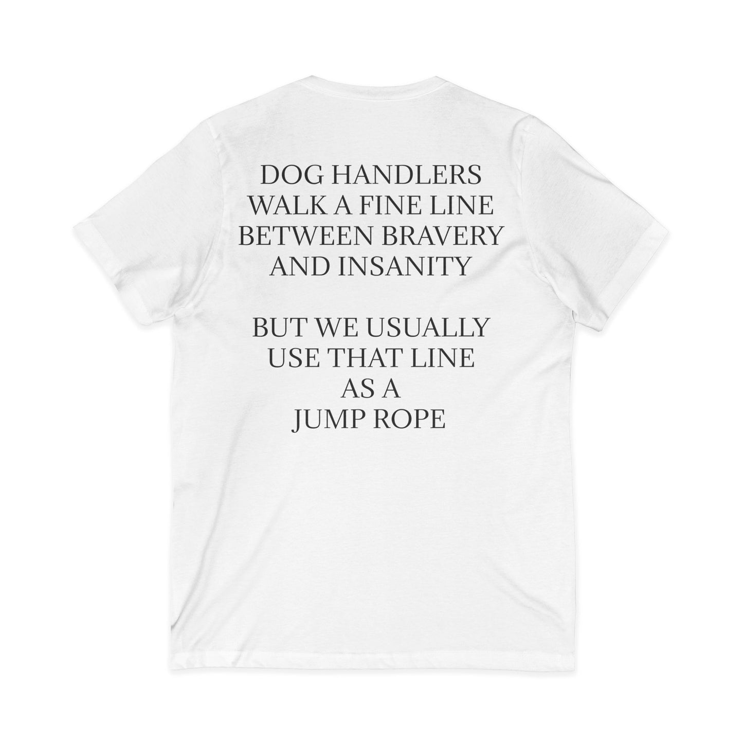 Jump Rope Unisex Short Sleeve V-Neck Tee