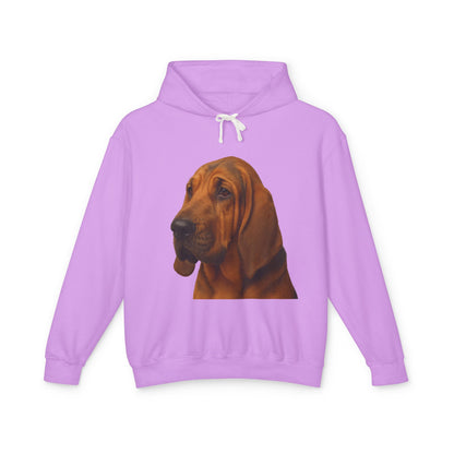Bloodhound Head Unisex Lightweight Hoodie