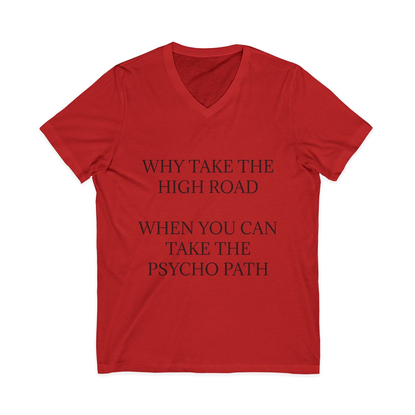 Psycho Path Unisex Short Sleeve V-Neck Tee