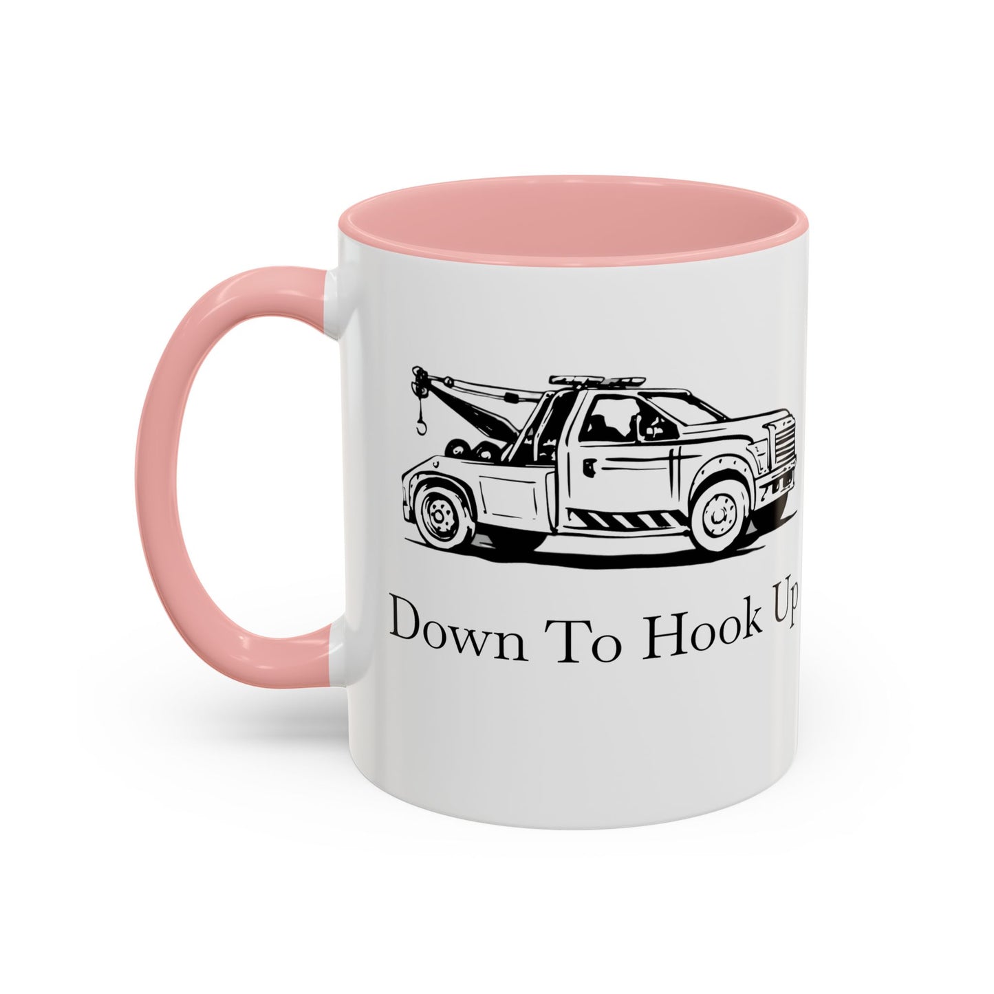 Down To Hook Up 2-Tone Coffee Mug
