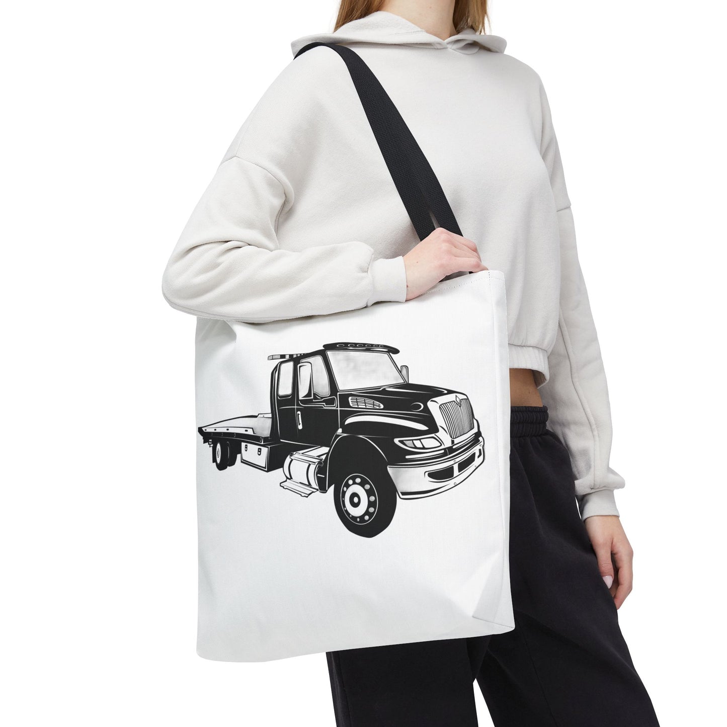 Flatbed Tow Truck Tote Bag