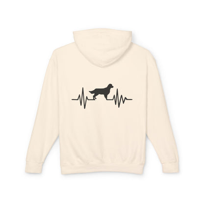 My Heart Beats For Goldens Unisex Lightweight Hoodie