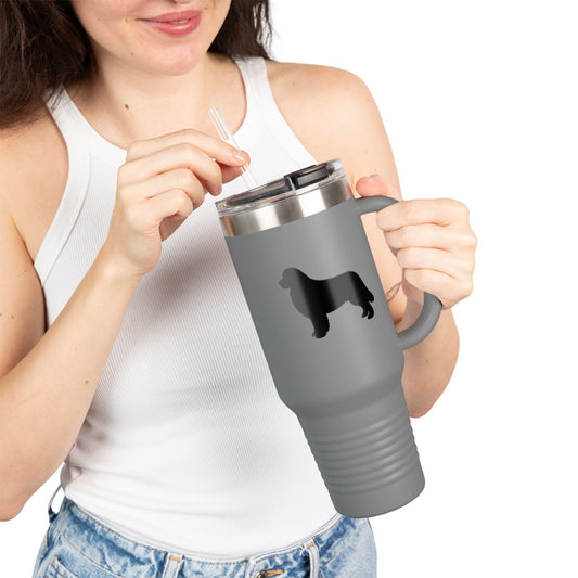 Newfie Silhouette Insulated Travel Mug