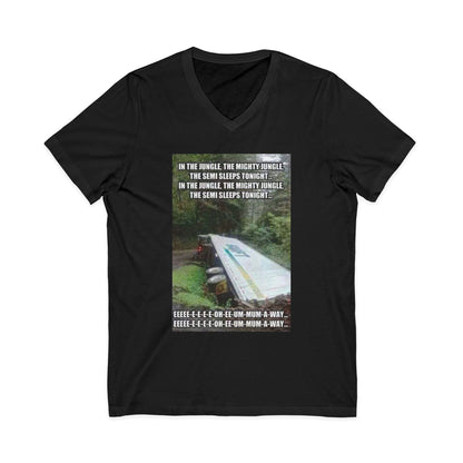 Semi Sleeps Unisex Short Sleeve V-Neck Tee
