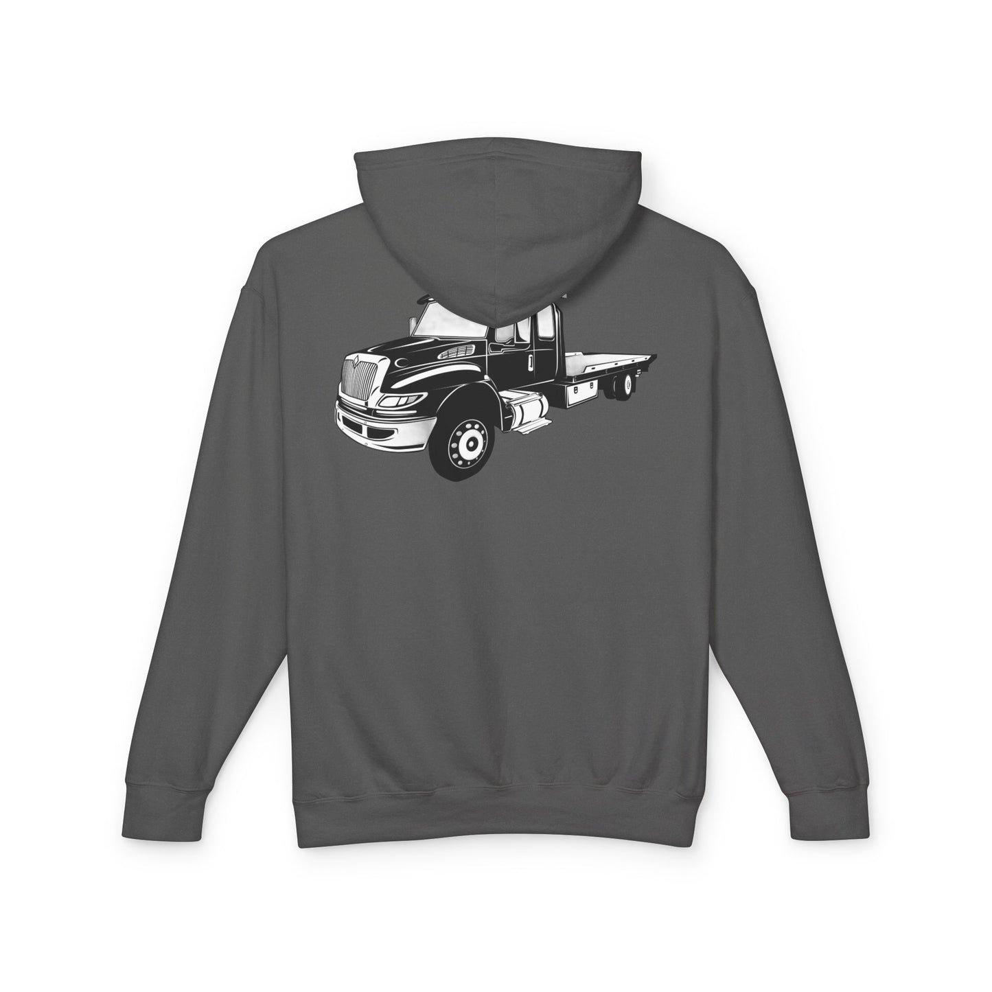 Flatbed Tow Truck Unisex Lightweight Hoodie