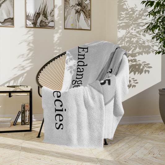 Endangered Species Velveteen Microfiber Blanket