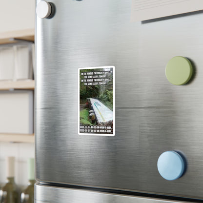 Semi Sleeps Vinyl Decal