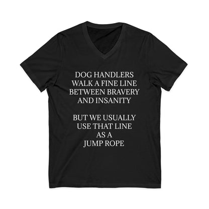 Jump Rope Unisex Short Sleeve V-Neck Tee
