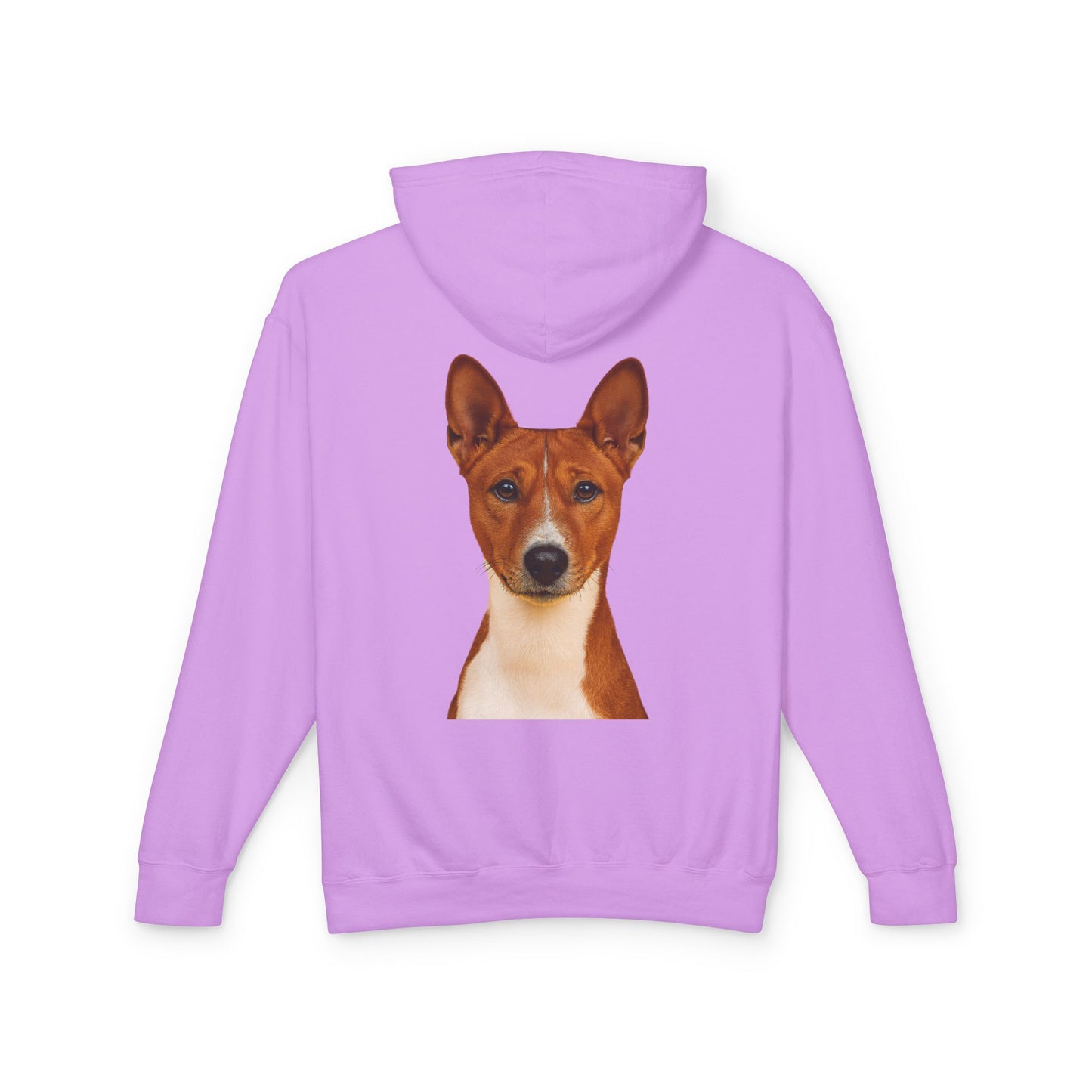 Basenji Head Unisex Lightweight Hoodie