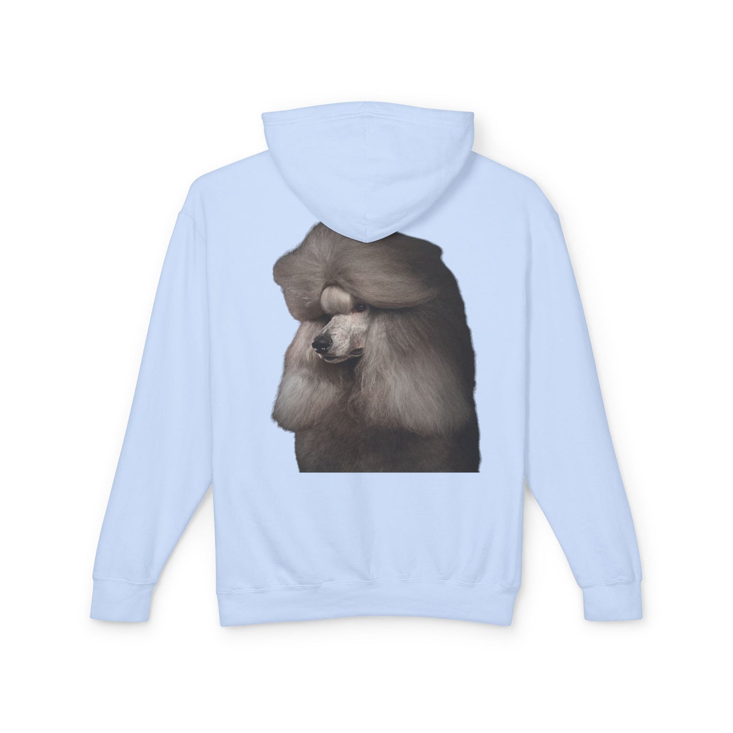 Poodle Head Unisex Lightweight Hoodie