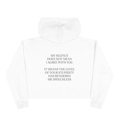 Speechless Women's Crop Hoodie