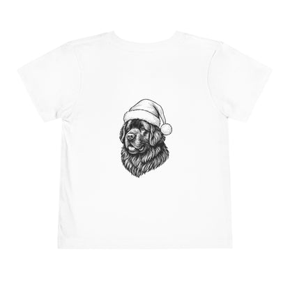 Santa Paws Newfie Toddler Unisex Short Sleeve Crewneck Tee