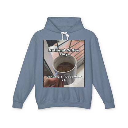 National Coffee Day Unisex Lightweight Hoodie
