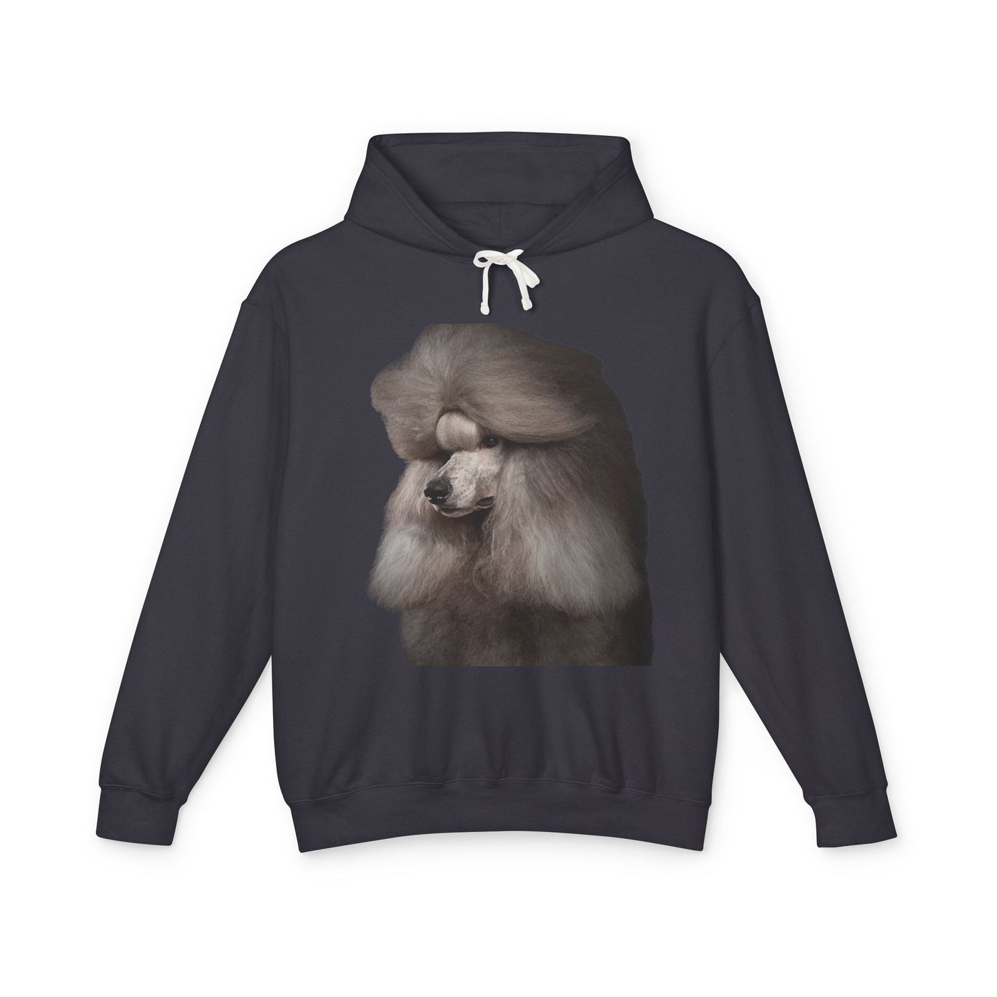 Poodle Head Unisex Lightweight Hoodie