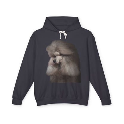 Poodle Head Unisex Lightweight Hoodie