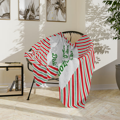 Here Comes Amazon Velveteen Microfiber Blanket