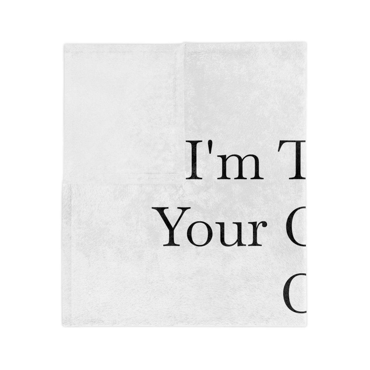 I'm The Guy Velveteen Microfiber Blanket