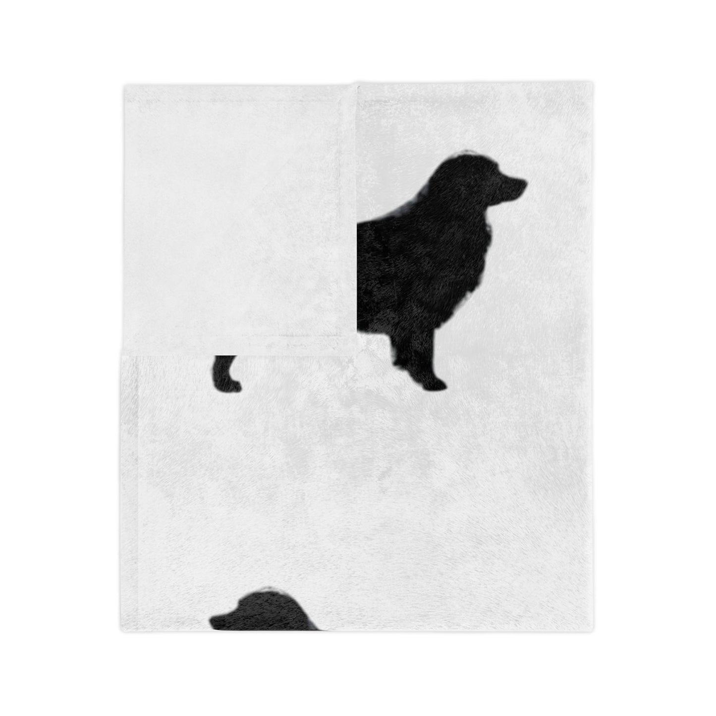 Aussie Silhouette Velveteen Microfiber Blanket