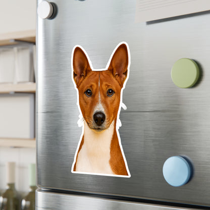 Basenji Head Vinyl Decal